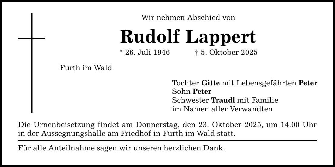 Lappert, Rudolf