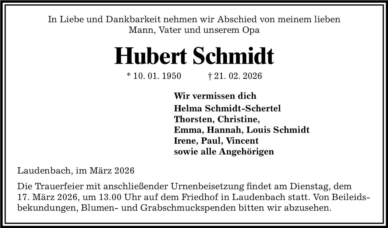 Hubert Schmidt
